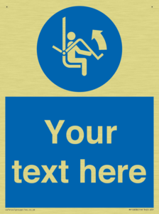 Custom Mandatory: Open safety bar of chairlift